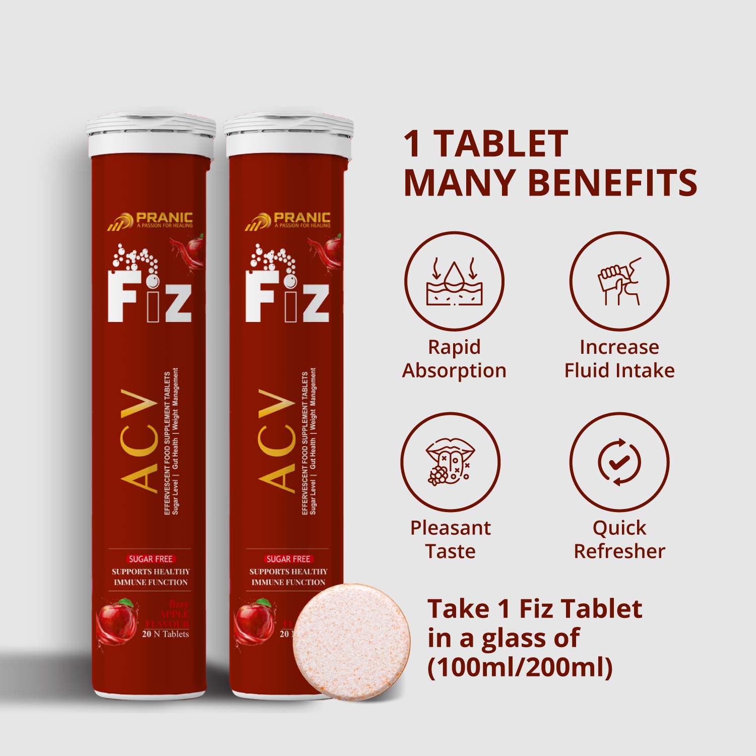 ACV effervescent tablet many benefits