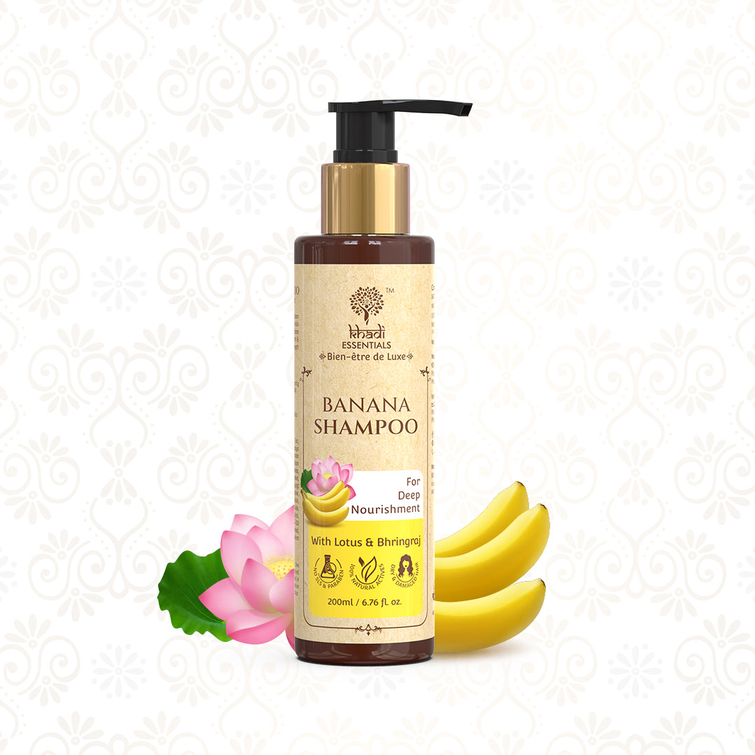 Khadi banana shampoo