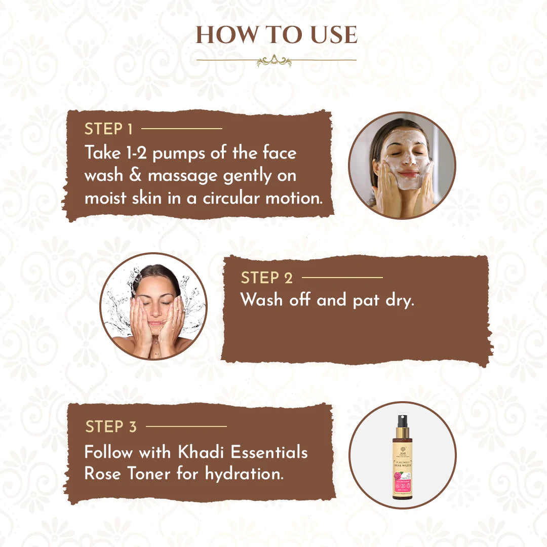 How to use of khadi charcoal facewash