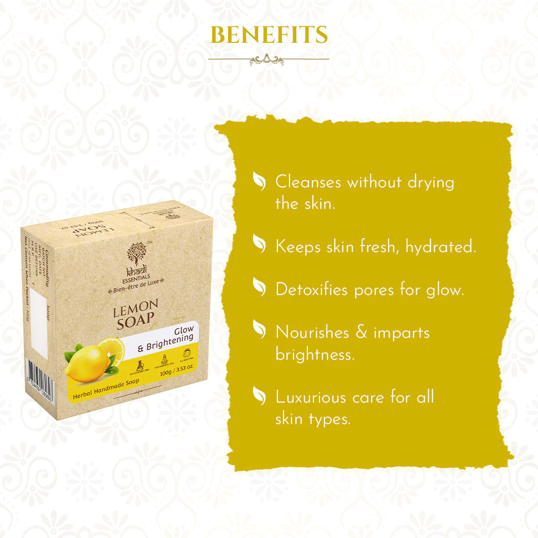 Benefits of khadi lemon soap