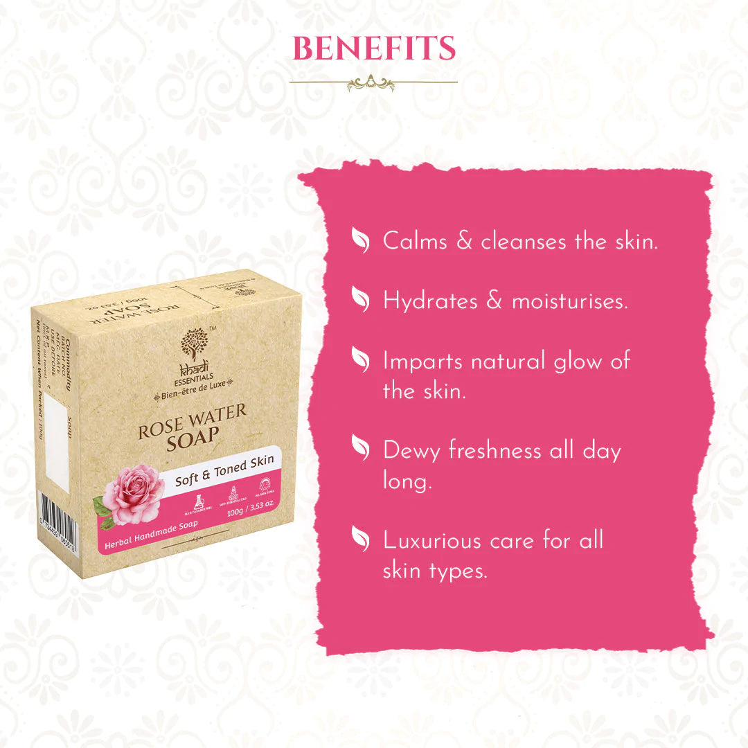 benefits of rose water soap