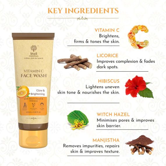 key ingredients in khadi vitamin-c facewash
