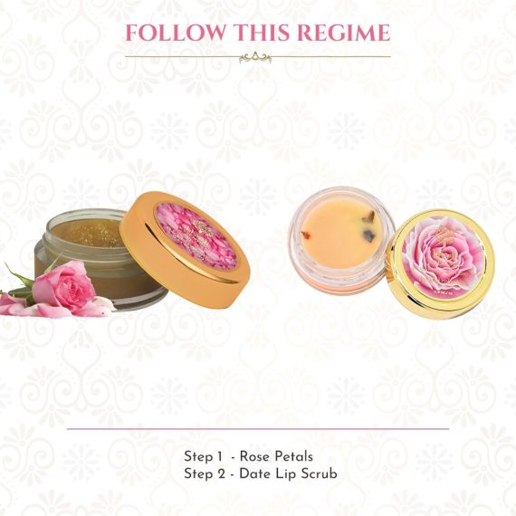 follow this regime with khadi wild rose lip butter