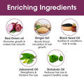 TAC onion hair oil enriching ingredients