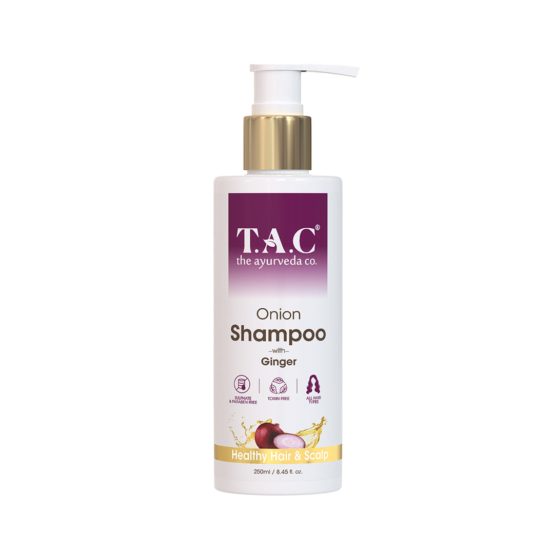 TAC onion shampoo bottle